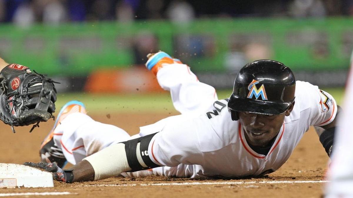The clock is ticking on Dee Gordon’s, above, return to the Marlins and, in turn, Derek Dietrich’s transition back to being a part-timer.