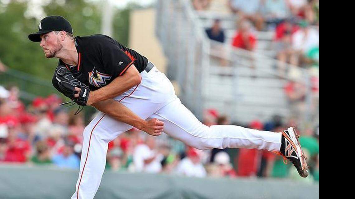 Miami Marlins pitcher Carter Capps Capps is averaging 17.05 strikeouts per nine innings this season, which translates to nearly two per inning.