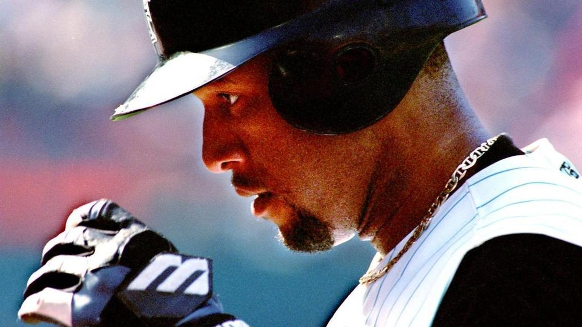Florida Marlins third baseman Gary Sheffield