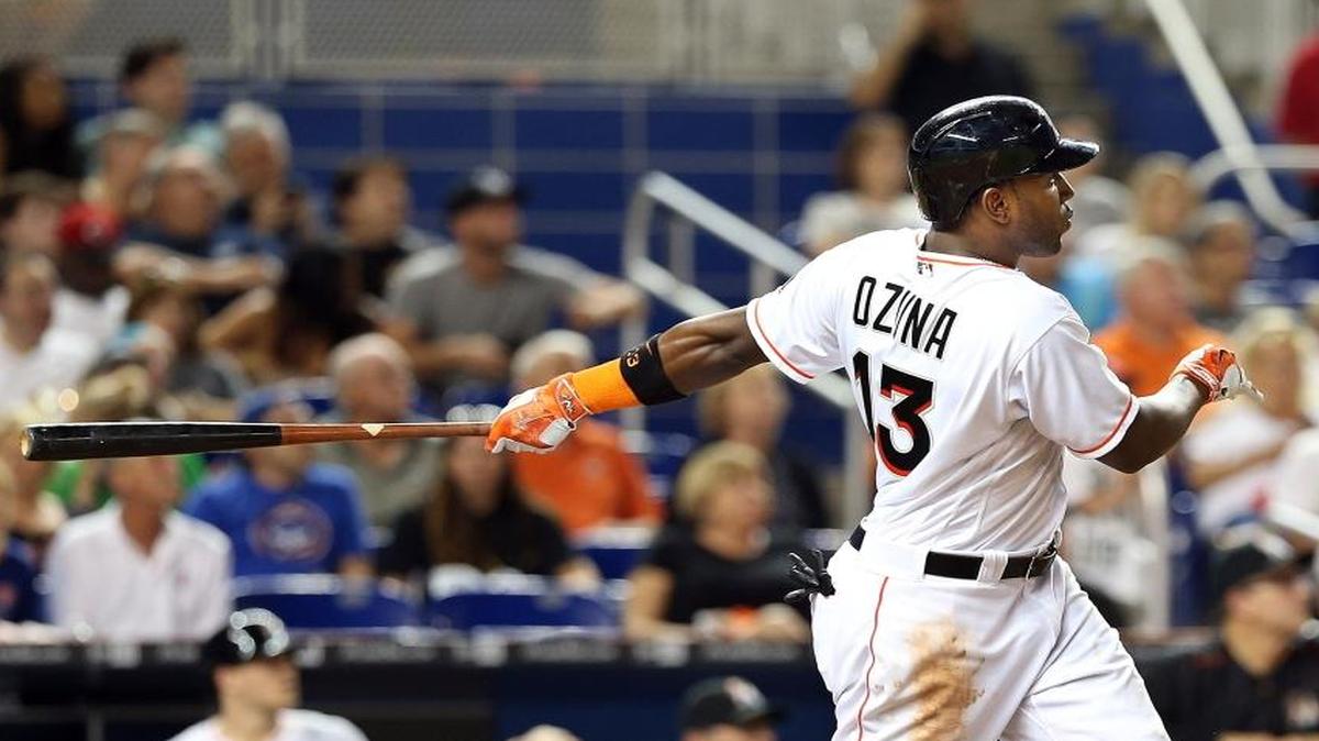Center fielder Marcell Ozuna’s inflamed wrist was improved enough that the Marlins put him back in the starting lineup against Detroit on Tuesday.