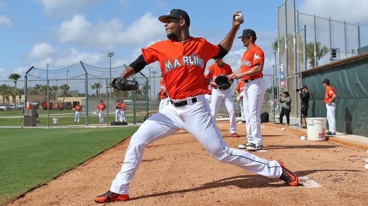 Miami Marlins pitcher Jarlin Garcia, one of the team’s best relievers as a rookie a year ago, is being prepared to be a starter this season. He is among nearly 10 pitchers vying for three spots in the rotation.