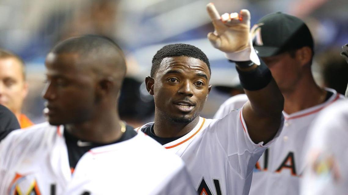 
Miami Marlins second baseman Dee Gordon entered Friday hitting .437 this season.
