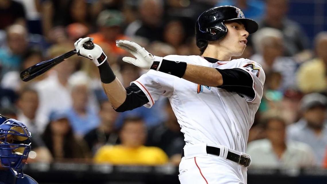 Christian Yelich, who slammed 21 home runs in 2016 — or one more than the combined total he amassed during his previous 2 1/2 seasons in the majors — was honored on Thursday with his first “Silver Slugger Award.”