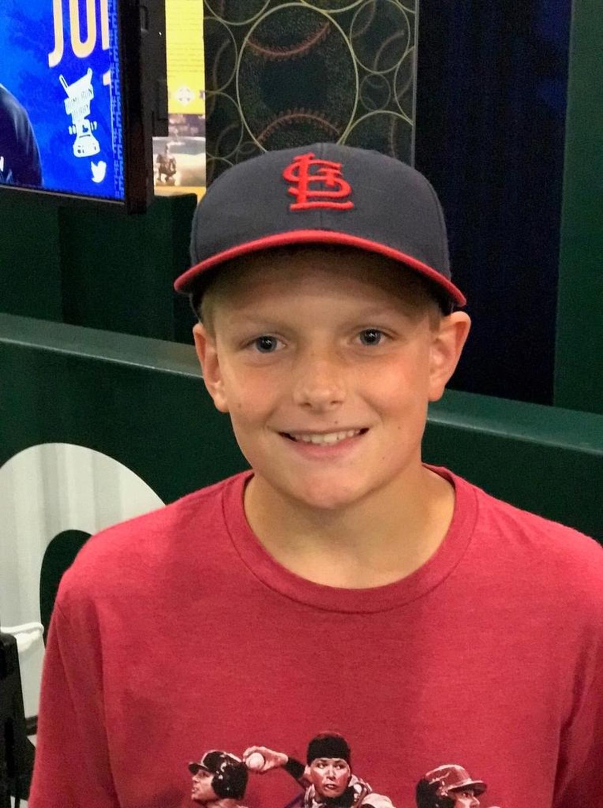 ST. LOUIS CARDINALS ALL-STAR FAN: Ethan Mazzola, St. Louis