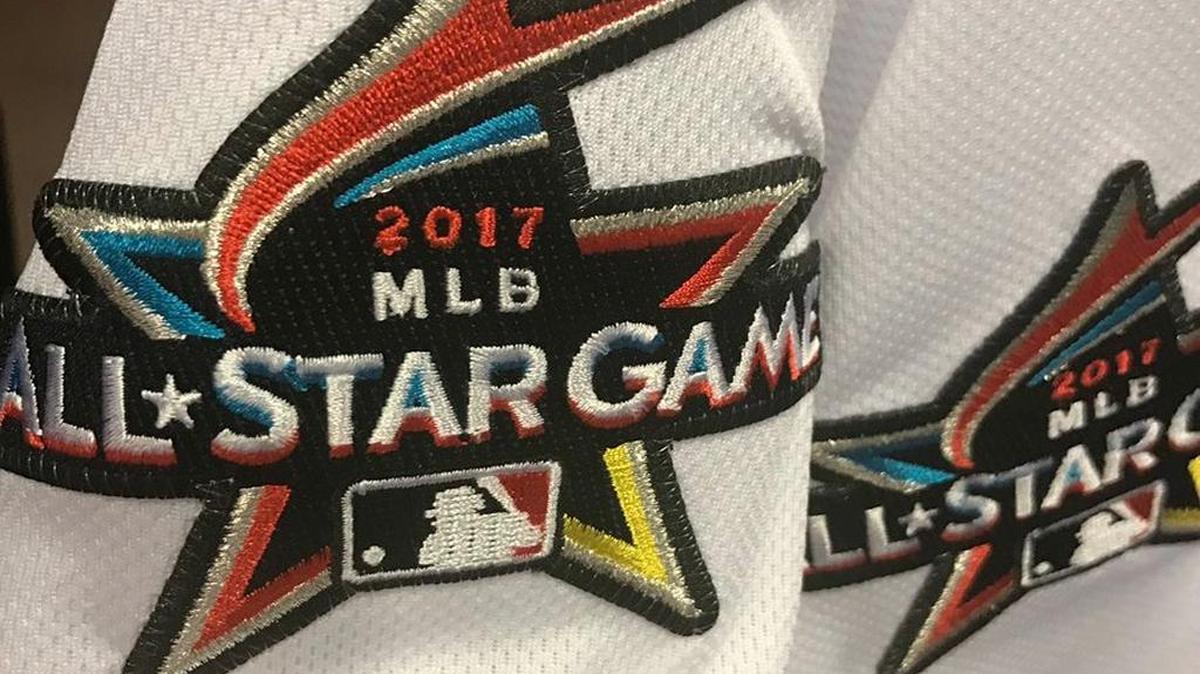 The All-Star Game patch worn by the Miami Marlins this season.