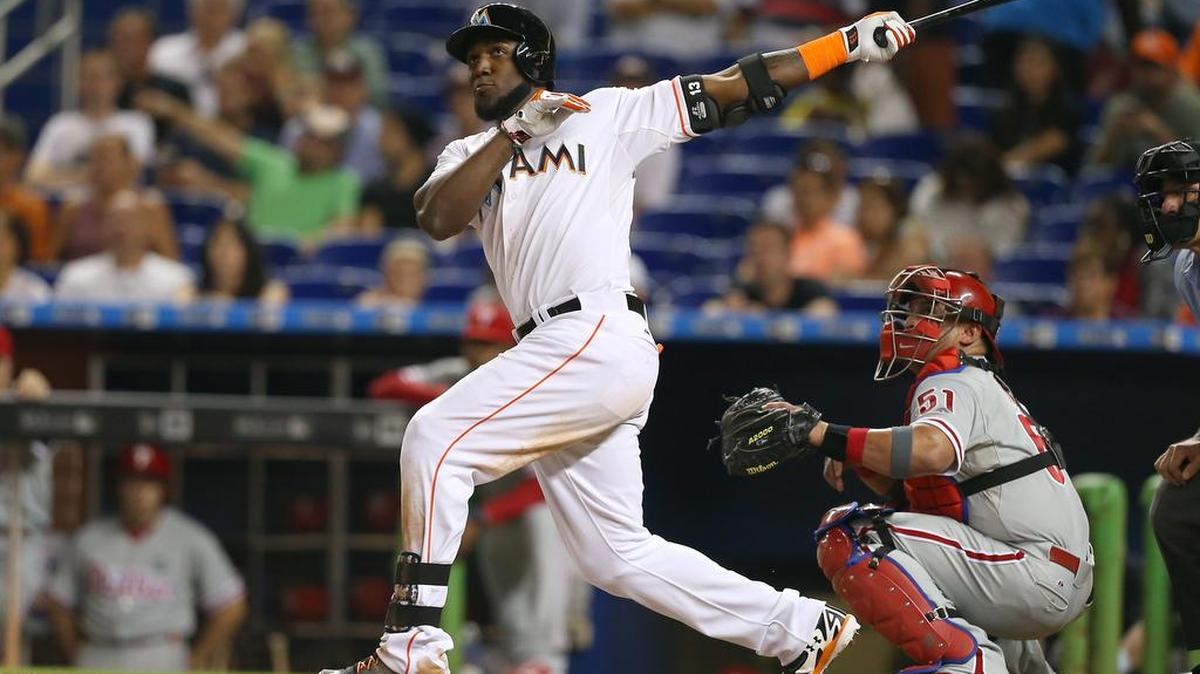 Marlins outfielder Marcell Ozuna says he has been "letting it fly" since his return from the minors. 