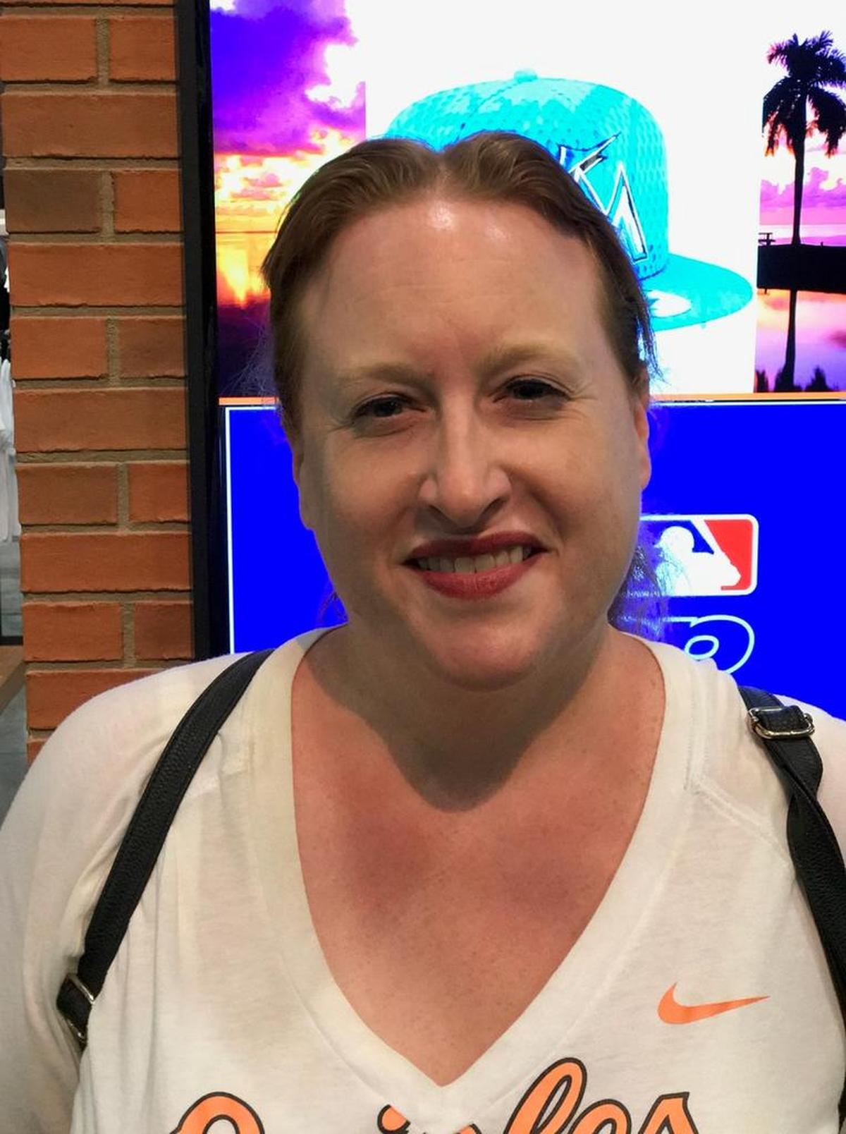 BALTIMORE ORIOLES ALL-STAR FAN: Linda Fausnet, Baltimore