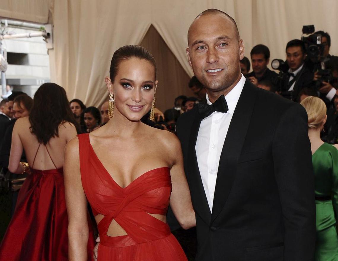 Derek Jeter and Hannah Davis.
