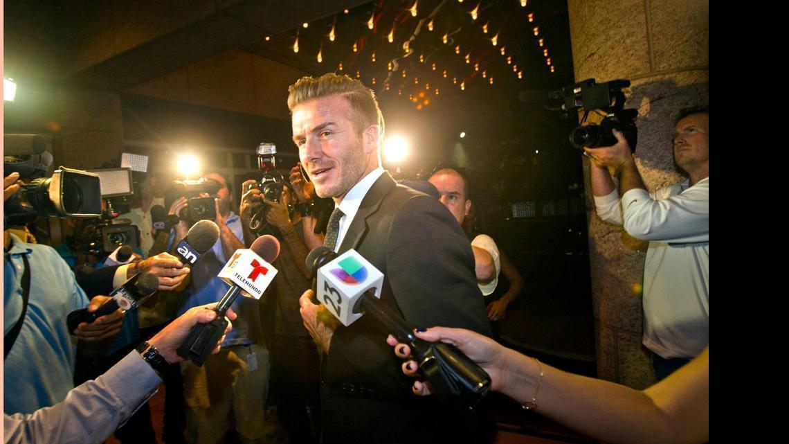 
A stadium next to Marlins Park is considered the preferred choice by David Beckham and UM.
