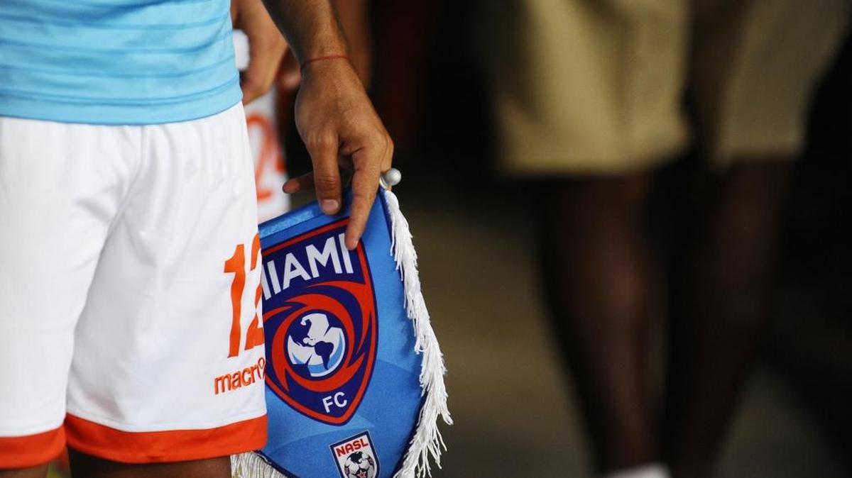 Miami FC forward Dario Cvitanich is shown in a May 2016 file photo