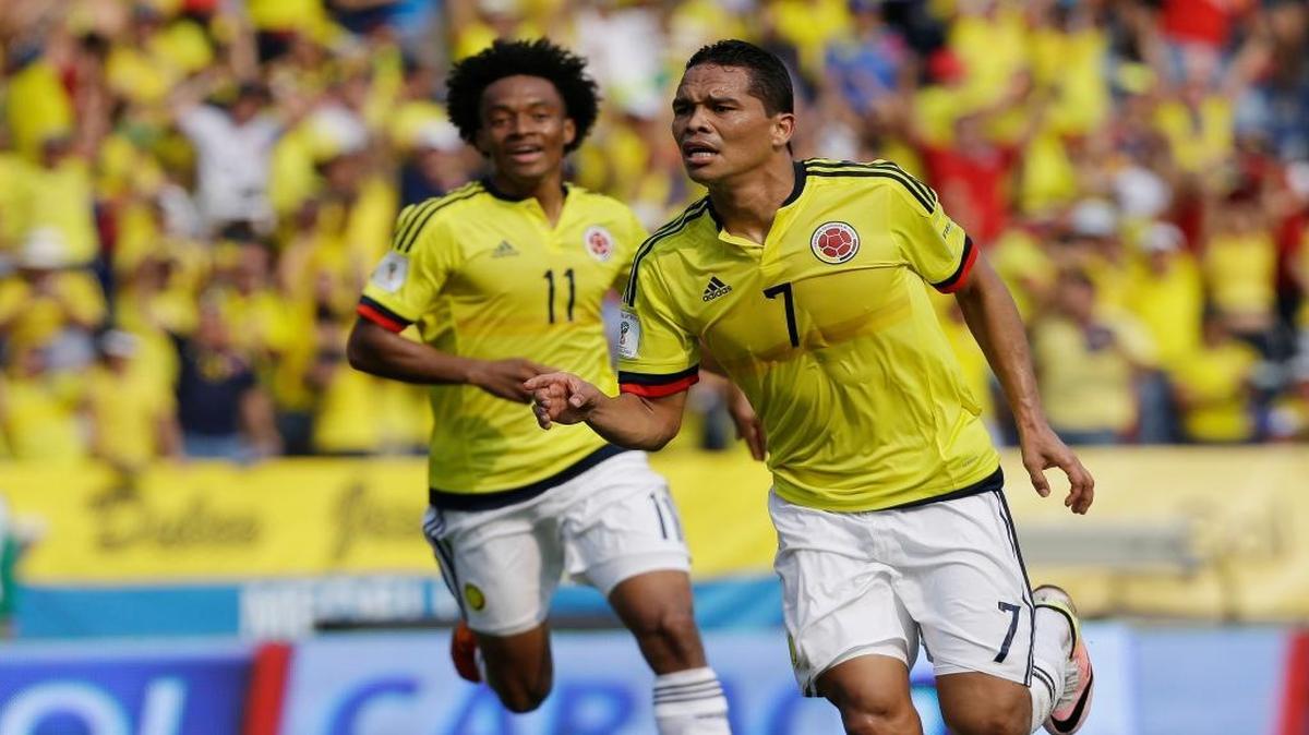Carlos Bacca will be on Colombia’s talented roster for Sunday’s match in Miami.