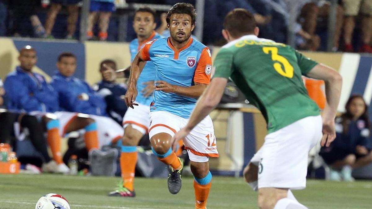 Forward Dario Cvitanich has scored a goal in each of Miami FC’s two games.