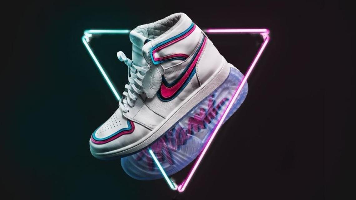 The Miami Heat are going to be conducting a social media sweepstakes for four pairs of custom ‘Vice’ Air Jordan 1s.