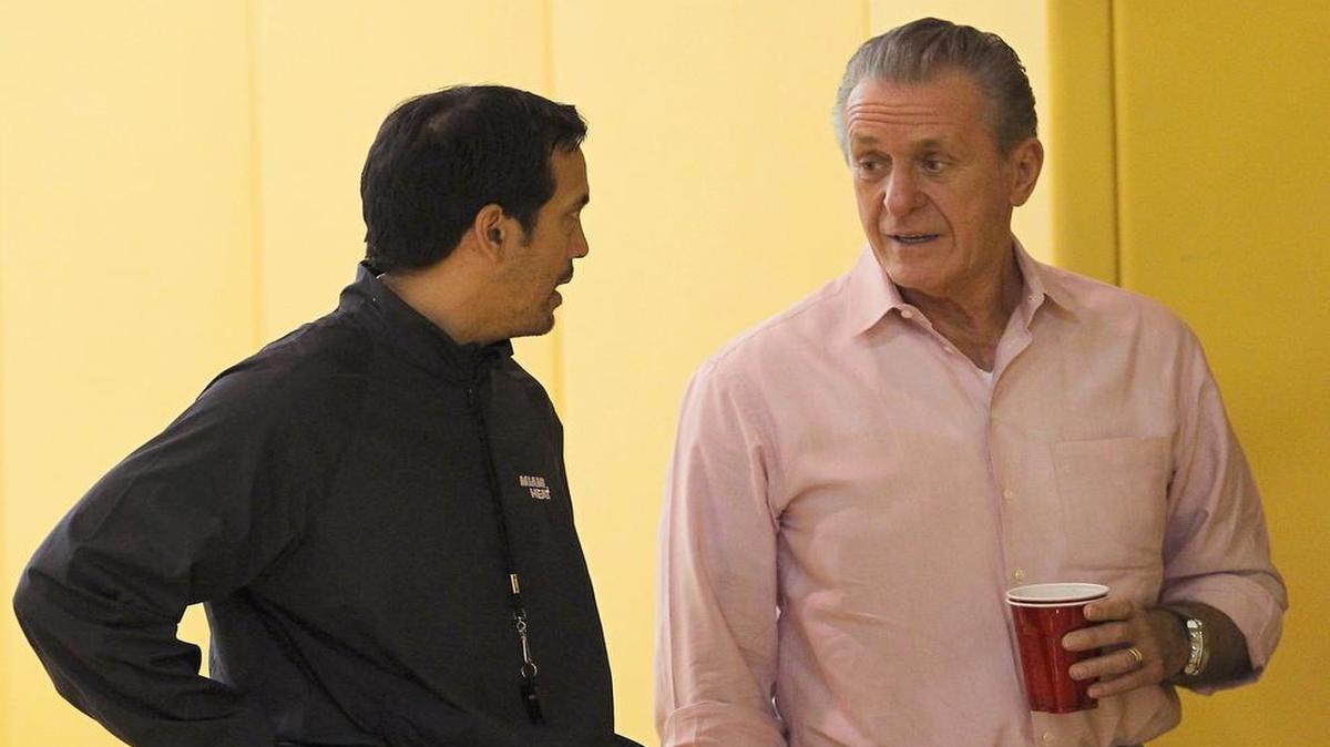 
Heat president Pat Riley and coach Erik Spoelstra will hope for the best, and they’ll plan for every scenario, but they would prefer to build teams from free agency. 
