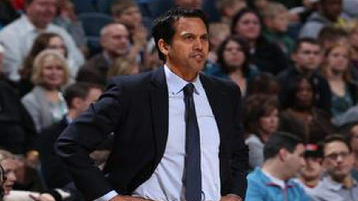 
Coach Erik Spoelstra and the Heat are learning that it will be tough to overcome their shortcomings without LeBron James. 
