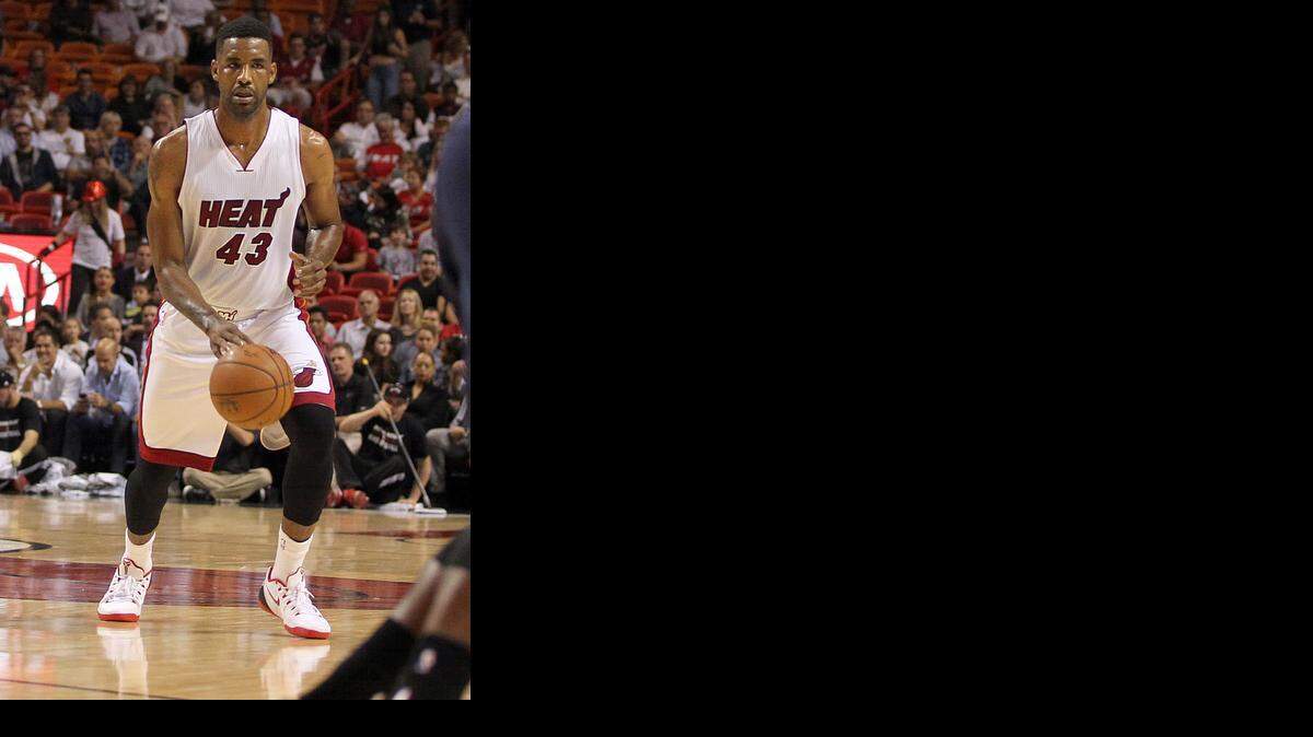 
Mr. Versatility: Miami’s Shawne Williams has earned his starting role with long-range shooting and toughness.
