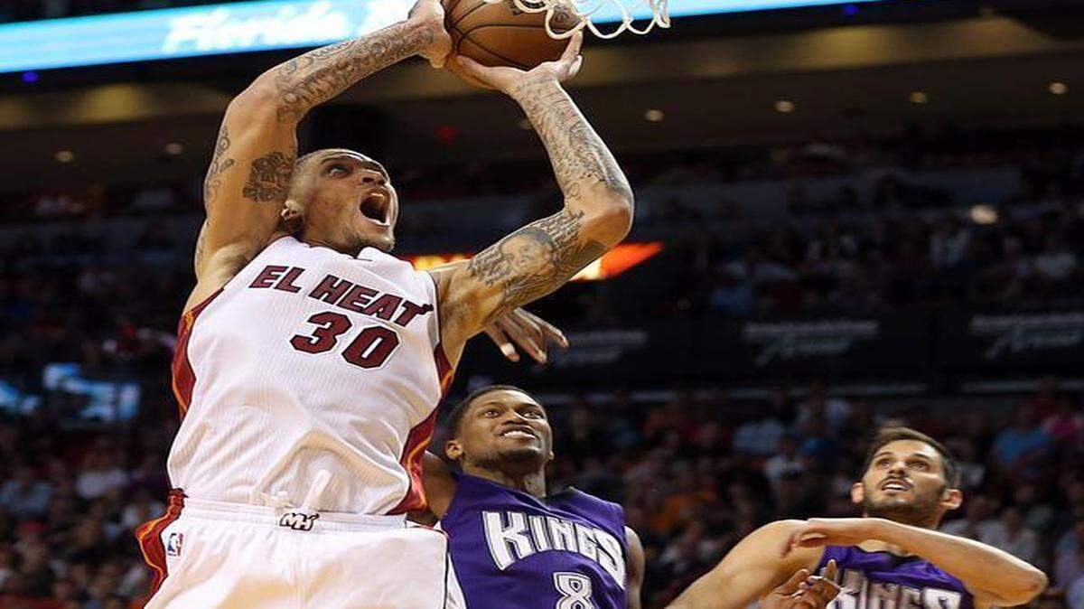 
Miami Heat forward Michael Beasley is averaging 10.5 points on 44.6 percent shooting so far.

