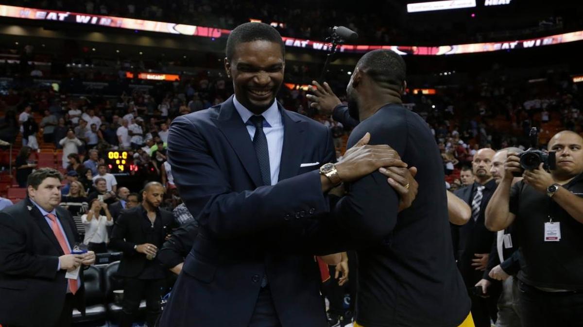Heat president Pat Riley said the team is ‘absolutely open-minded’ about brining back Chris Bosh this season.