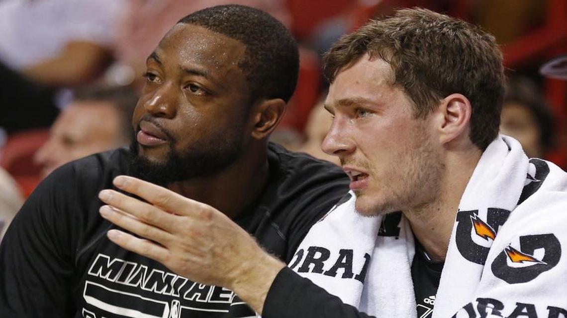 
Dwyane Wade, left, and Goran Dragic are both seeking big deals from the Miami Heat. 
