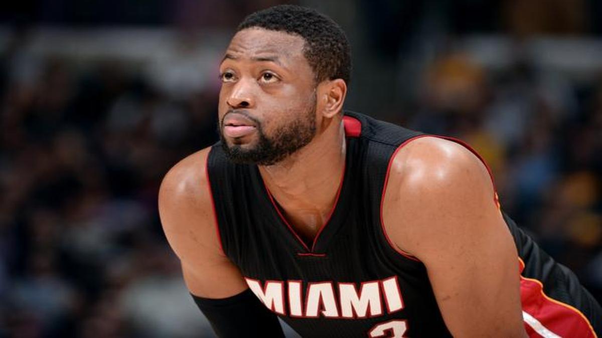 
Dwyane Wade #3 of the Miami Heat stands on the court during a game against the Los Angeles Lakers on January 13, 2015 in Los Angeles, California. 
