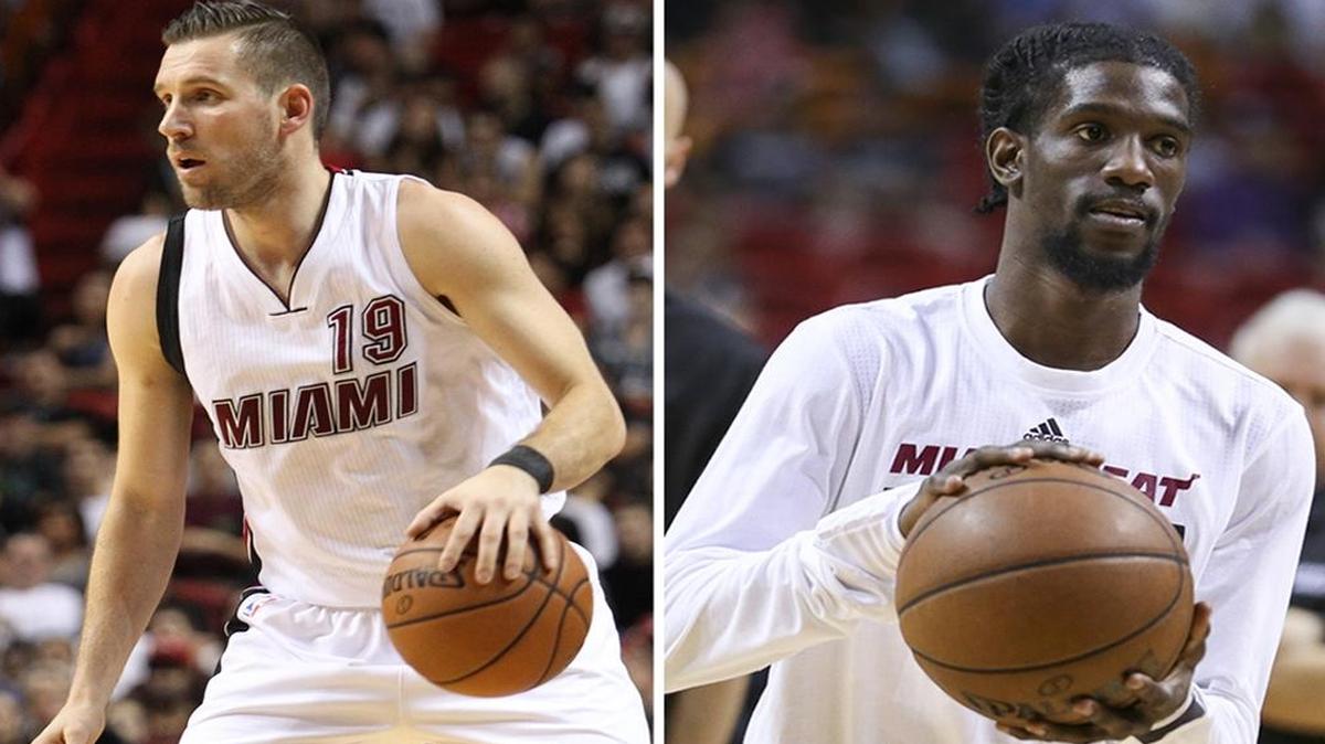 The Miami Heat will wrap up the preseason this week and then coach Erik Spoelstra will have to decide on how to whittle down the roster with the final spot likely to come down to choosing one true point guard: Beno Udrih, left, or Briante Weber.