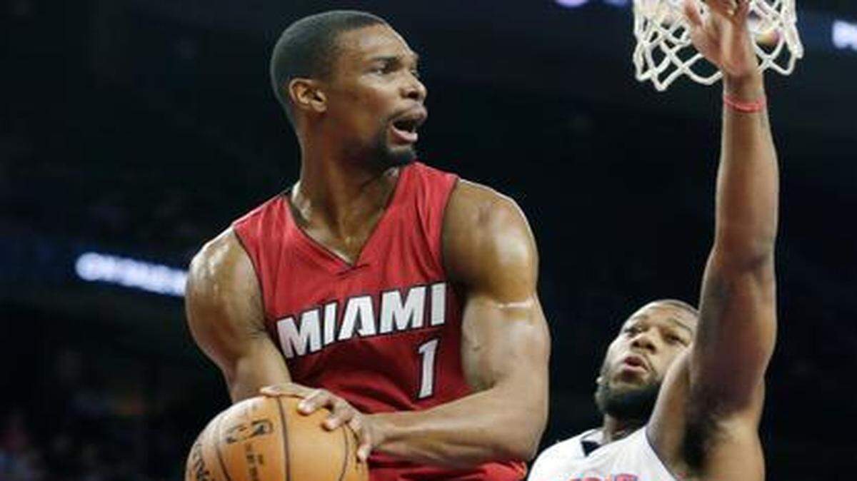 
Before Tuesday, Miami had not lost a regular-season game when Chris Bosh scored at least 30 points.
