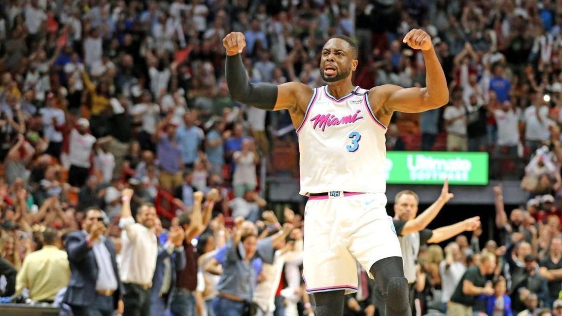 Miami Heat guard Dwyane Wade, who visited Marjory Stoneman Douglas High School this week, said he has been impressed by the students there.