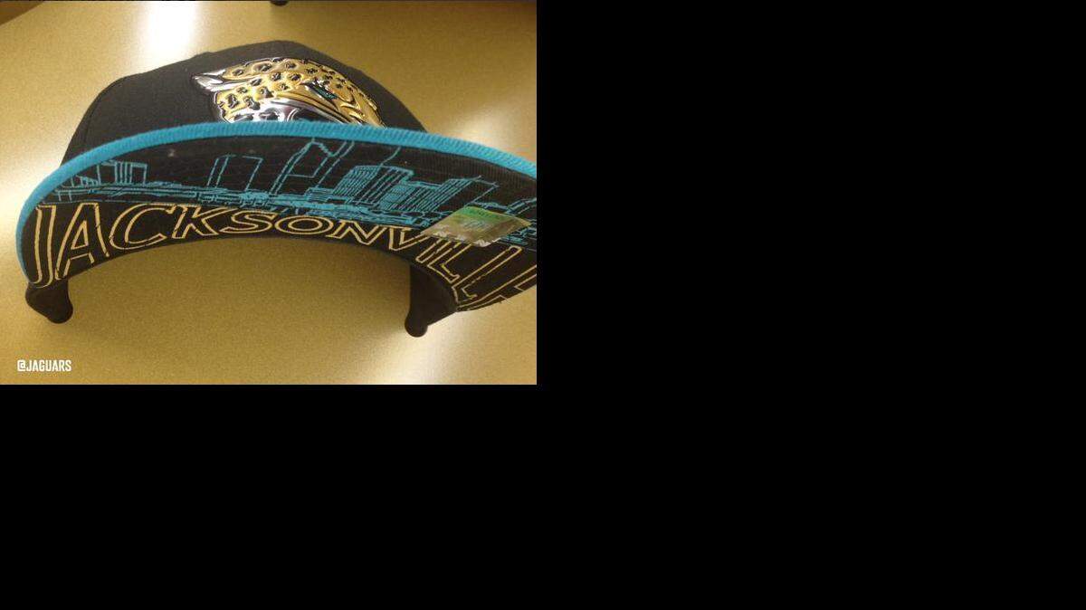 
The Jaguars’ official NFL Draft cap mistakenly features part of the city of Miami skyline.
