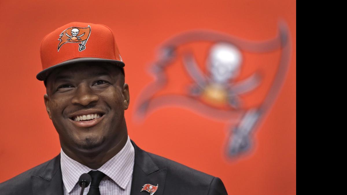 
Jameis Winston, baggage and all, is now the face of the Tampa Bay Buccaneers. 
