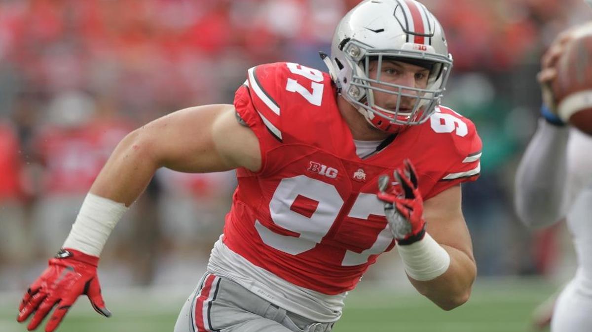 Ex-St. Thomas star Joey Bosa had 26 sacks at Ohio State.