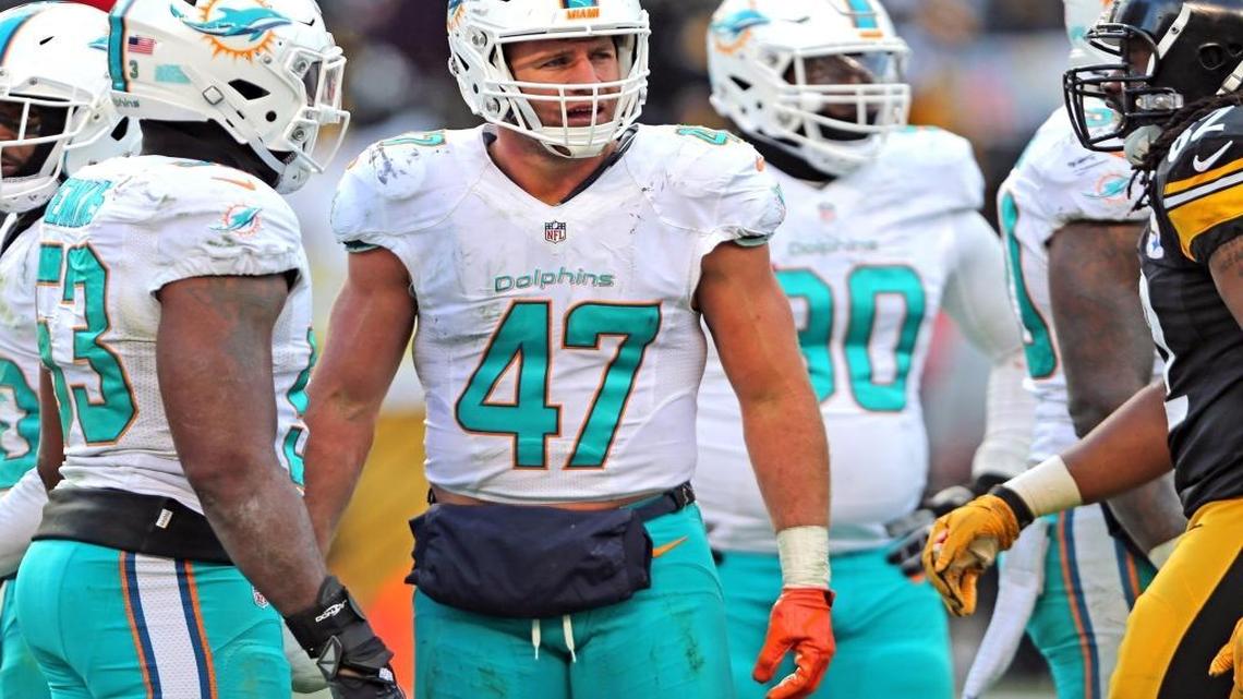 Soft? Kiko Alonso has played with broken thumb for most of the season.