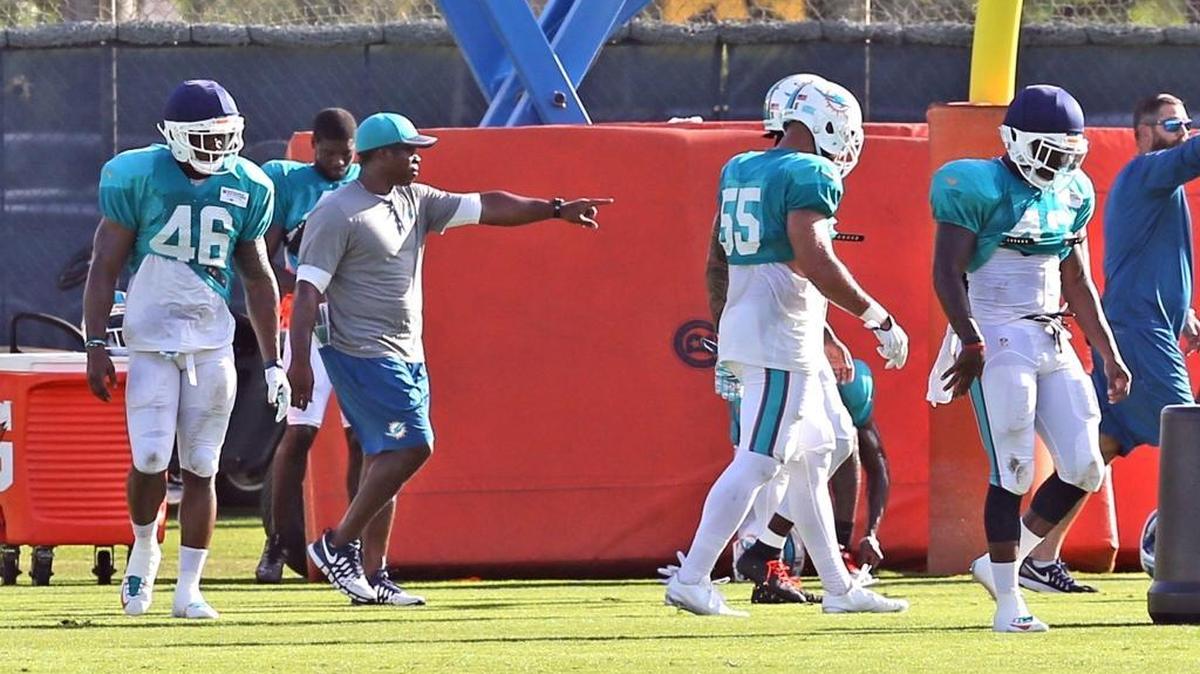 First-year Miami Dolphins defensive coordinator Vance Joseph must put together a defensive backfield that is working through injuries and inexperience.