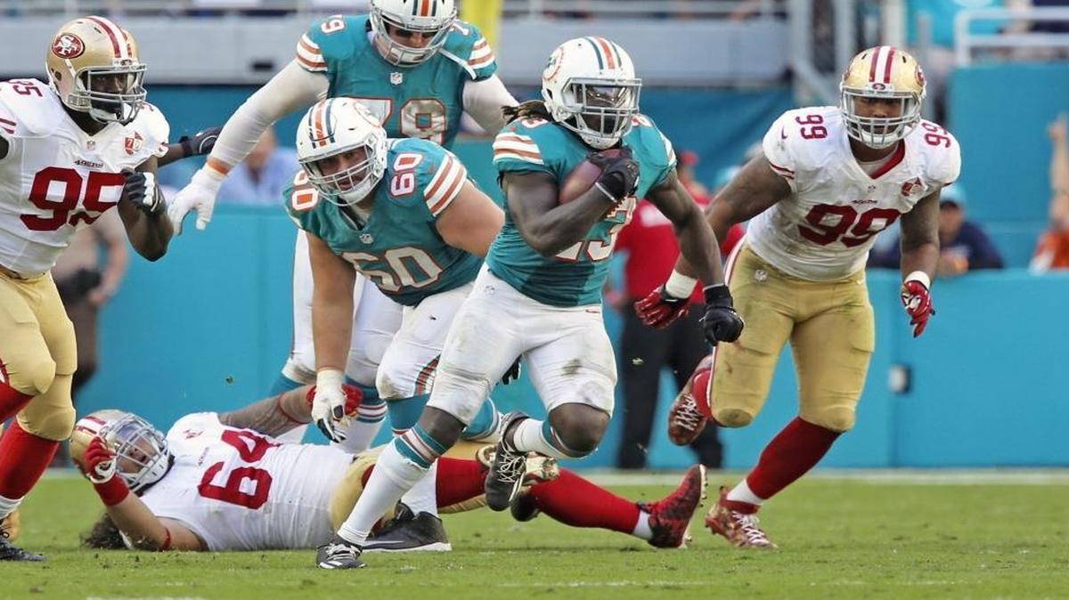 Jay Ajayi might have trouble finding open space against the league’s best run defense.