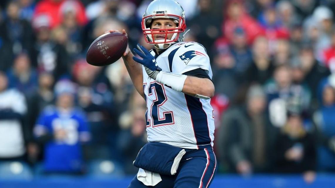 New England Patriots quarterback Tom Brady.