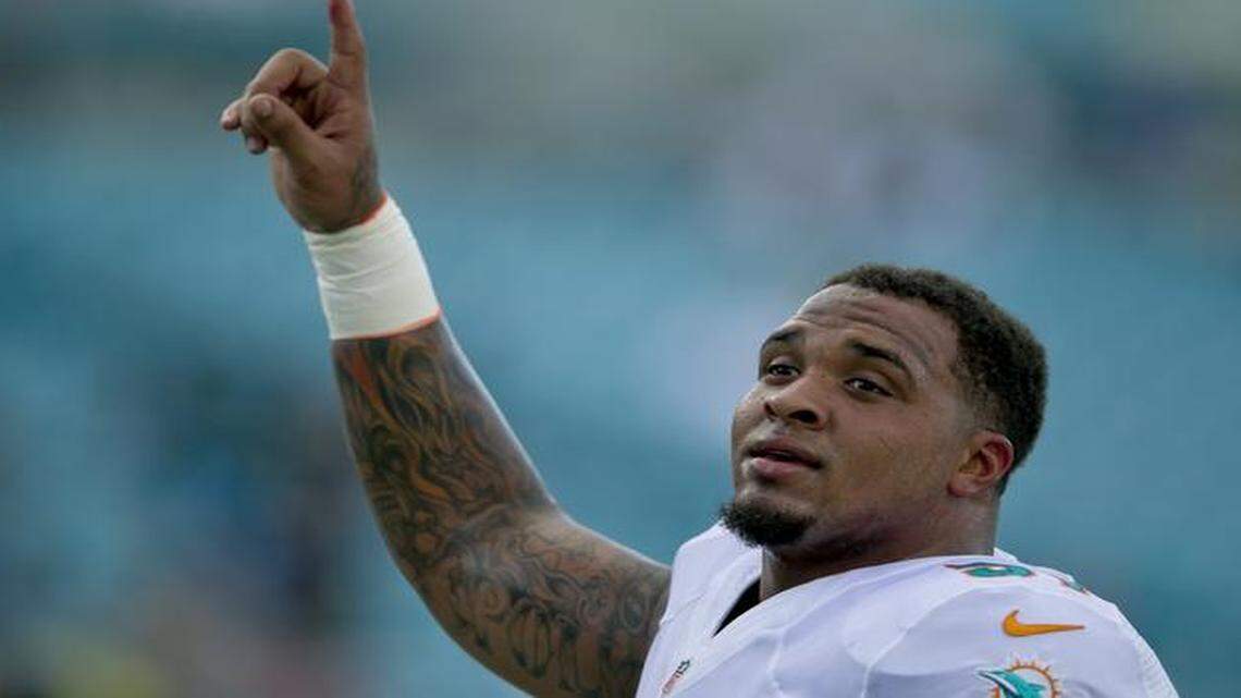 
Mike Pouncey underwent hip surgery in June. 
