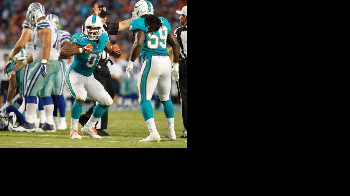 <cutline_leadin>Sunday special:</cutline_leadin> Cameron Wake goes up against a Chiefs team that has surrendered six sacks through two weeks and is without its starting right tackle.