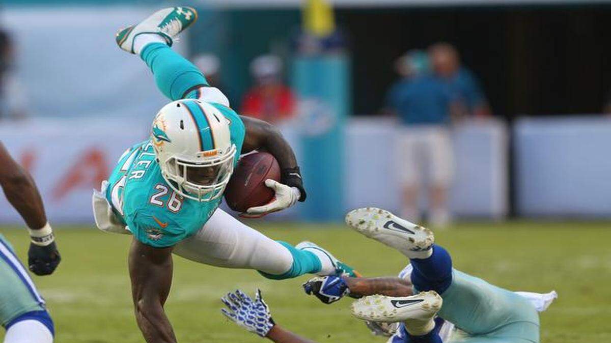 
Dolphins running back Lamar Miller 
