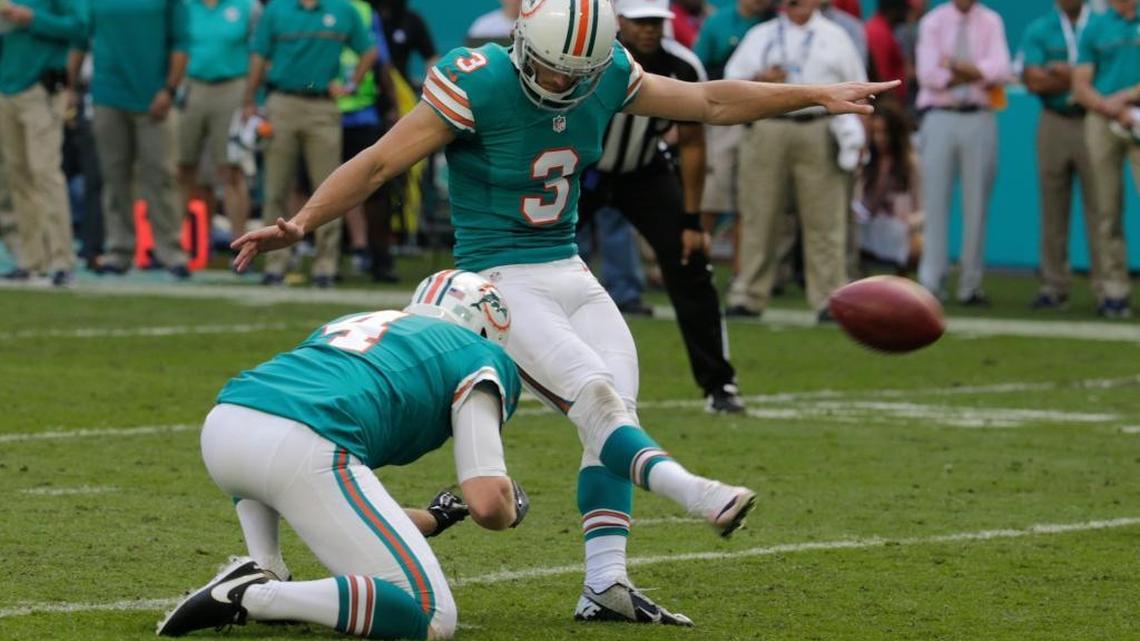 Miami Dolphins kicker Andrew Franks has made 13 of 17 field-goal attempts this season.