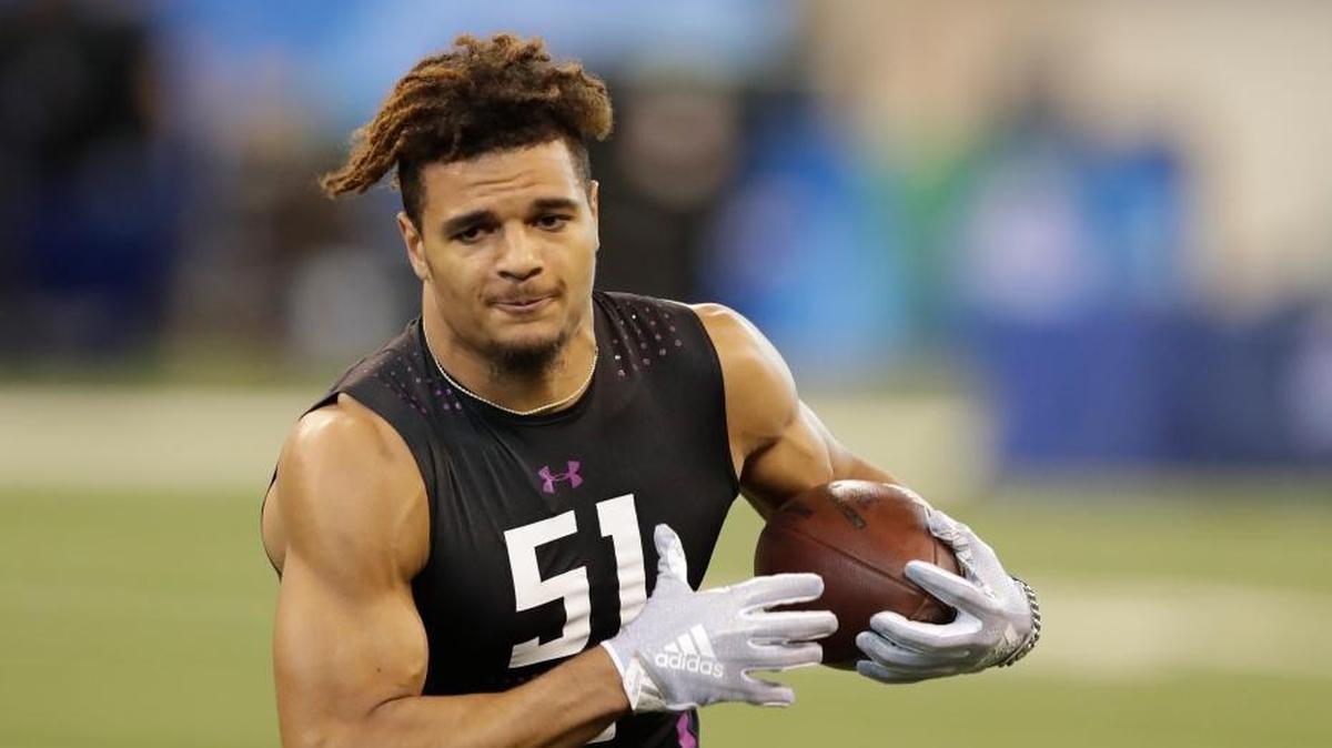 Alabama defensive back Minkah Fitzpatrick runs a drill during the NFL Scouting Combine last month.