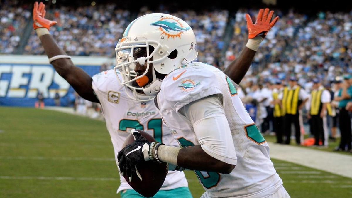 Tony Lippett intercepted Philip Rivers twice Sunday.