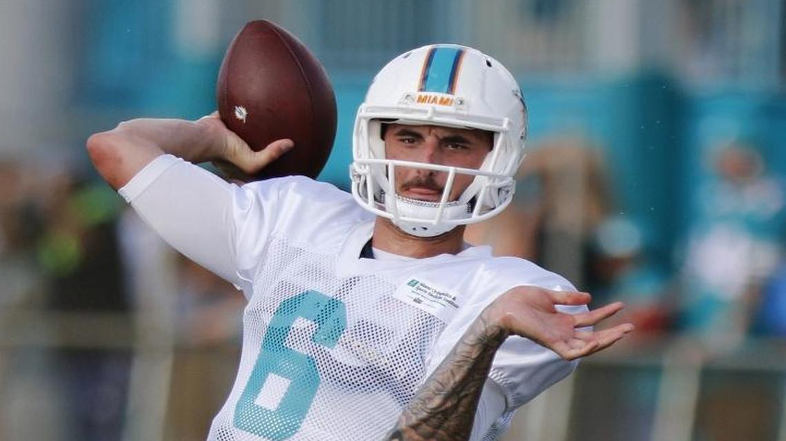 Dolphins rookie quarterback Brandon Doughty was drafted out of Western Kentucky, but grew up in Davie and played at North Broward Prep.