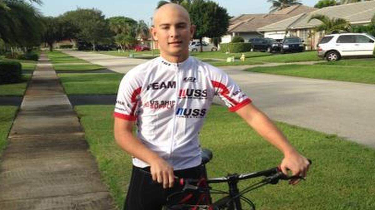 
Daniel Klumpp will embark on a 72-mile bike ride Sunday. 

