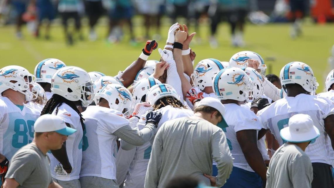 Behold the power of the huddle: The Dolphins have learned slow and steady sometimes wins the race.