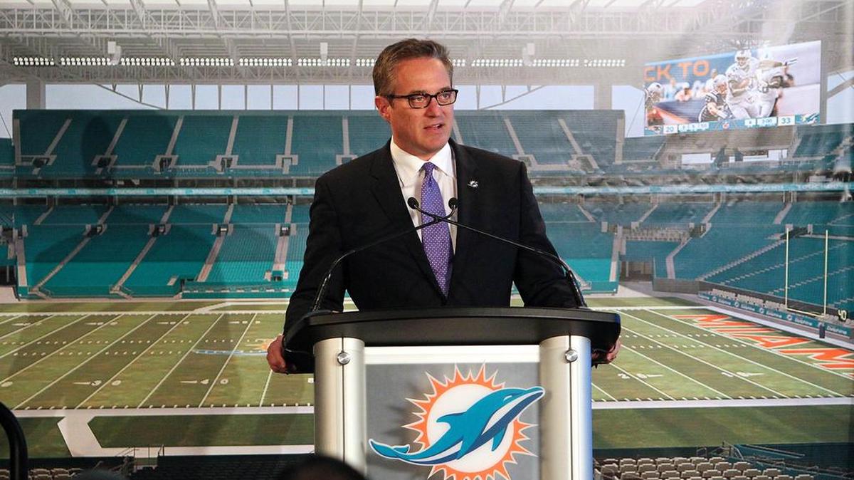 
Miami Dolphins President and Chief Executive Officer Tom Garfinkel. 

