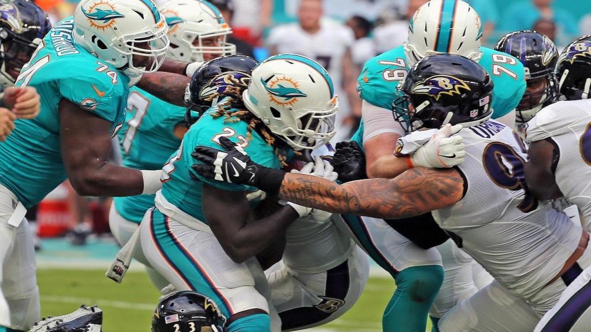 Who will block for Jay Ajayi in the opener? We might get an idea Thursday night.