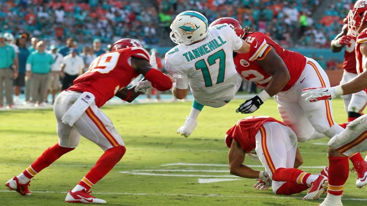 Dontari Poe, shown right sandwiching Ryan Tannehill, will get another crack at his this fall.
