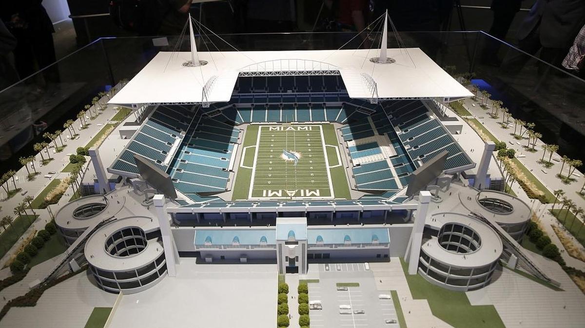 The Dolphins will have another week to finish their stadium renovations. The league has moved their preseason game against the Falcons to Orlando. But team officials insist the massive construction project remains on schedule.