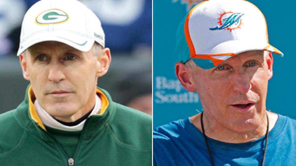 
Dolphins coach Joe Philbin on Sunday will try to defeat the Green Bay Packers, the team he helped win a Super Bowl title during the 2010-11 season.

