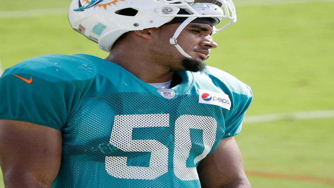 
After a tussle in practice Wednesday with Carolina tackle Michael Oher (of ‘Blind Side’ fame), Dolphins defensive end Olivier Vernon sat out practice Thursday with an undiclosed issue. 
