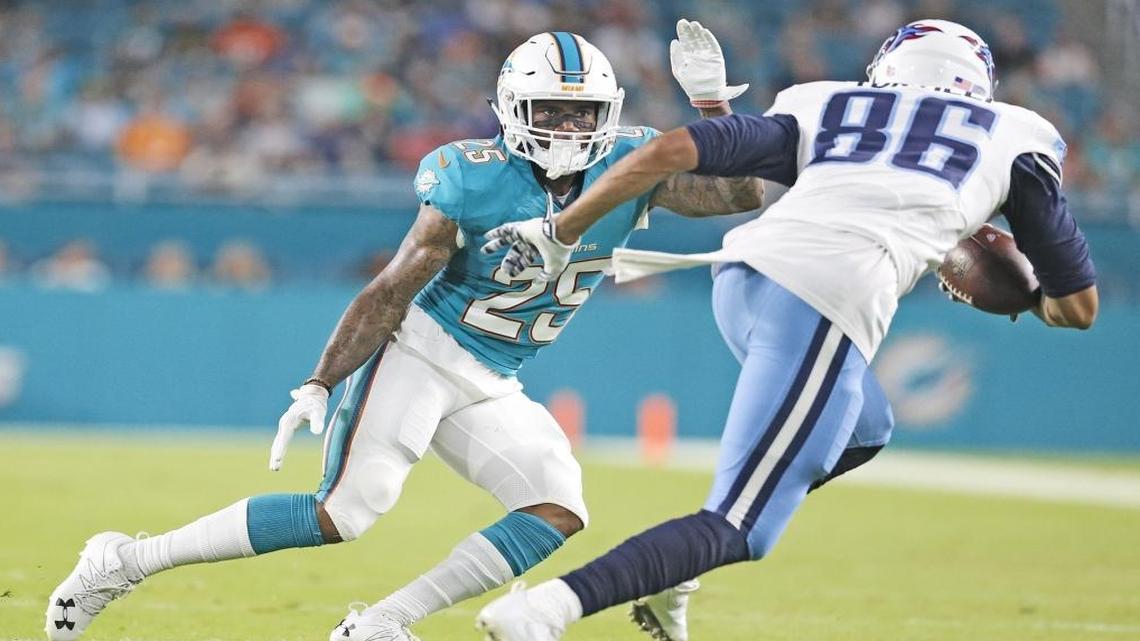 Coach Adam Gase said the injury is “not a major deal” but that the team has “to be careful” because Howard had a knee procedure in June.